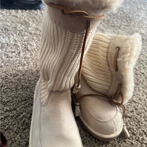 UGG Cream Winter Boots